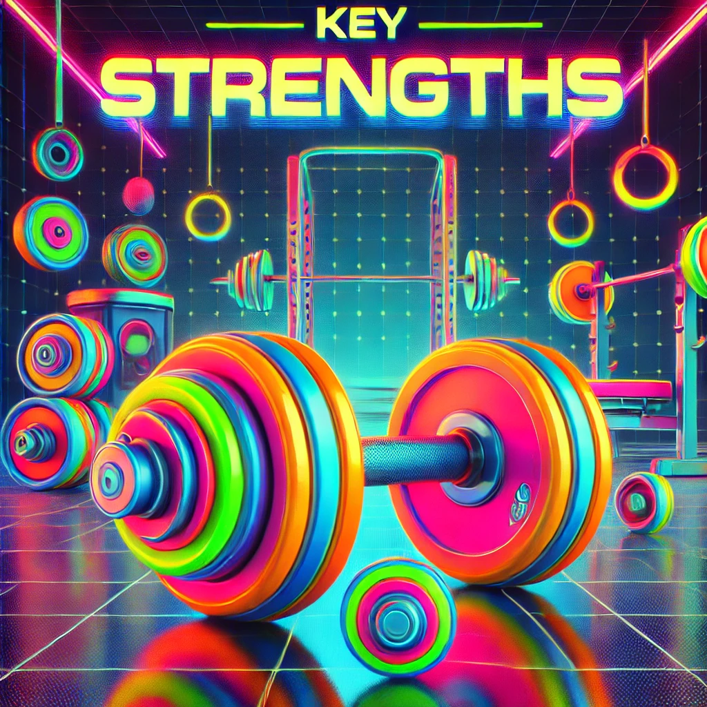Key strengths in gym is a good option but in career it's just fabuolous